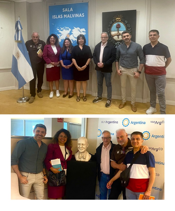 REUNION EN EL CONSULADO CON LOS NUEVOS INTEGRANTES DEL EQUIPO DEL CASAL